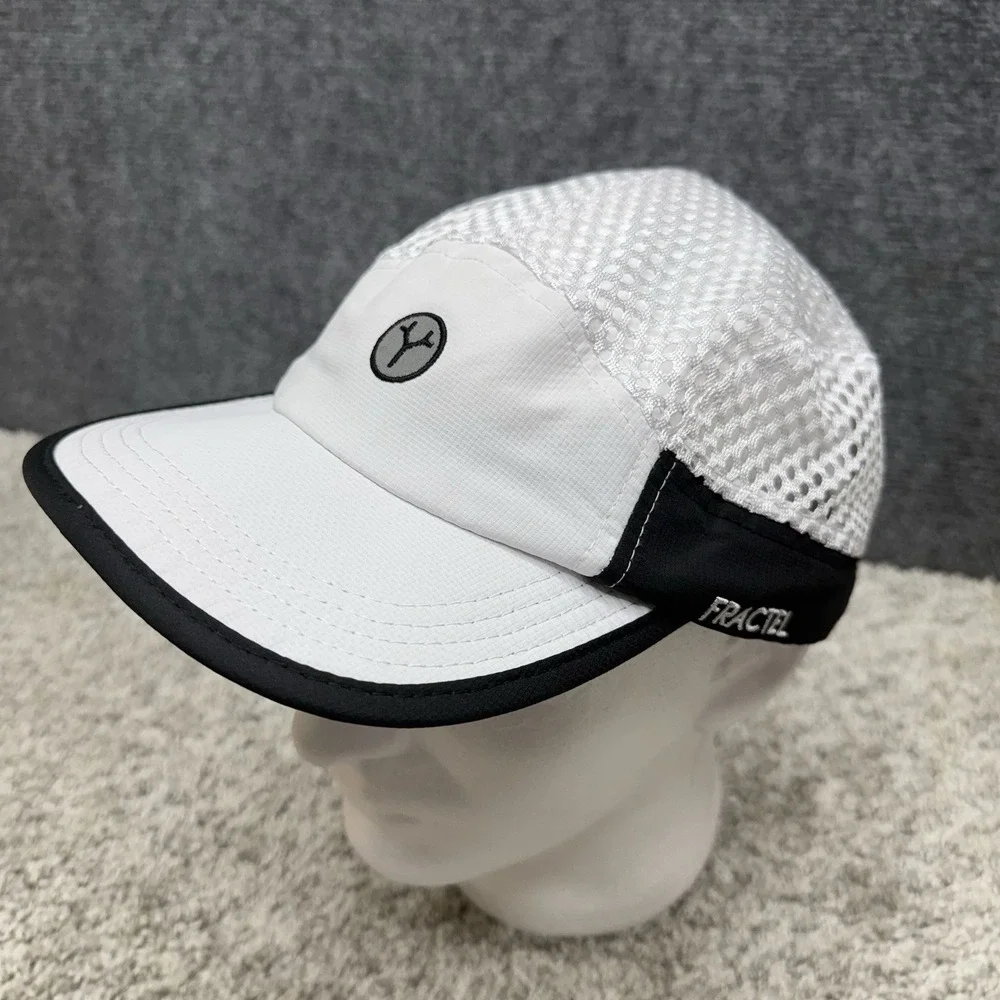 Fractel Running Hat Cap‎ adjustable white/Black